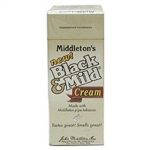 Black And Mild Cream Upright