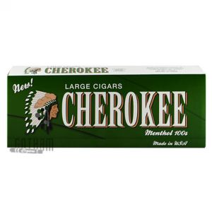 Cherokee Filtered Cigars Menthol