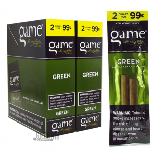 Game Cigarillos Green 2 for $0.99