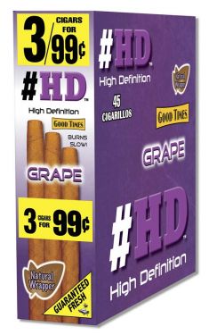 Good Times Cigarillos #HD Grape 3 for $0.99