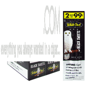 White Owl Cigarillos Black 2 for $0.99