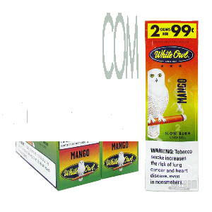 White Owl Cigarillos Mango 2 for $0.99
