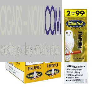 White Owl Cigarillos Pineapple 2 for $0.99