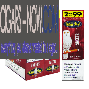 White Owl Cigarillos Sweets 2 for $0.99